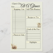 Page Classeur quotidien des oiseaux et des papillo (Devant)