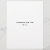 Page Coloration - Plante siècle sur l'océan (Dos)