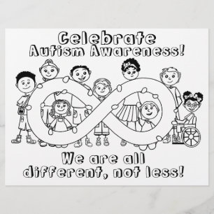 Page Coloration sensibilisation sur l'autisme