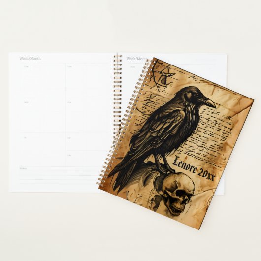 Page Corbeau et Comptabiliser le journal (Devant avec enveloppe)