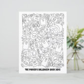 Page Couleur de texte personnalisée | Motif Hallow (Debout devant)