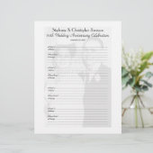 Page d'accueil du livre d'anniversaire (Debout devant)