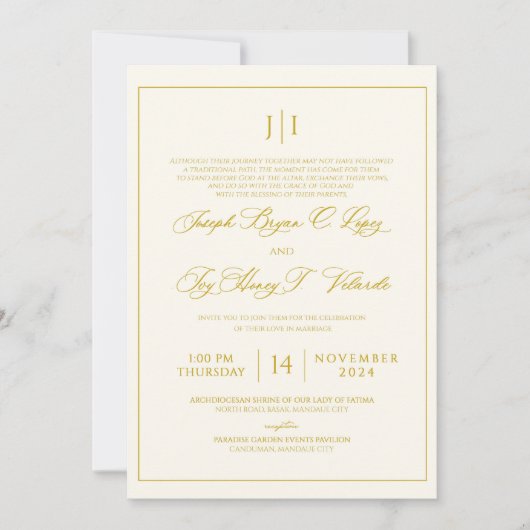 page d'accueil faire-part de mariage (Devant)