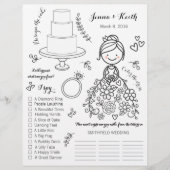 Page d'activité Enfants Mariages illustrés (Devant)