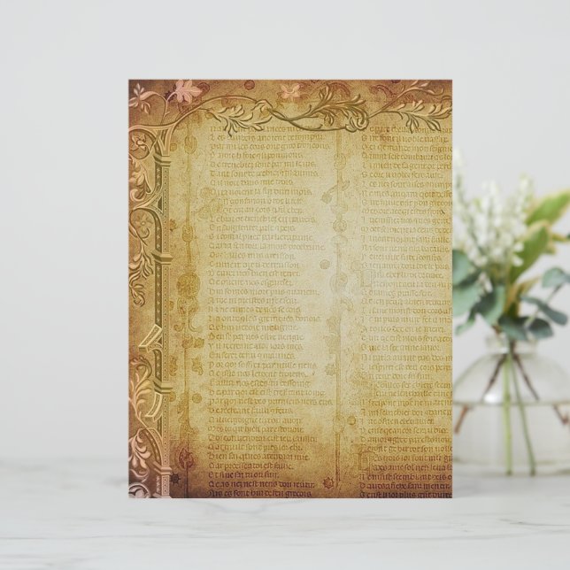 page de bible ancienne (Debout devant)