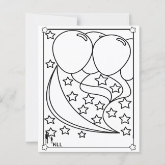 page de coloriage de fête d'anniversaire