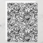 Page de coloriage pour adultes, William Morris Ane (Devant / Derrière)