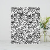 Page de coloriage pour adultes, William Morris Ane (Debout devant)