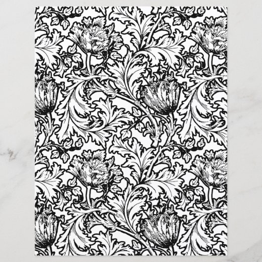 Page de coloriage pour adultes, William Morris Ane (Devant)
