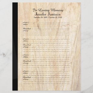 Page de connexion Faux Parchment
