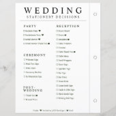 Page de décisions pour la papeterie de mariage min (Dos)