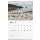 Page de dévotion du calendrier deux de l'eau (Feb 2027)