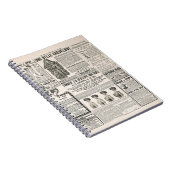 Page de journal avec publicité antique (Côté Droit)