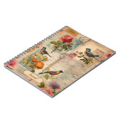 Page de journal de récupération avec fleurs et ois (Côté gauche)