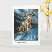 Page de la carte de voeux Ather Tarot (Fleur jaune)