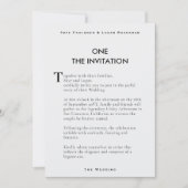 Page de livre créatif Faire-part de mariage blanc  (Devant)