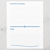 Page de livre de recettes de flocon de neige de No (Dos)