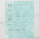 Page de Noël du village de pain d'épice pour la fa (Dos)