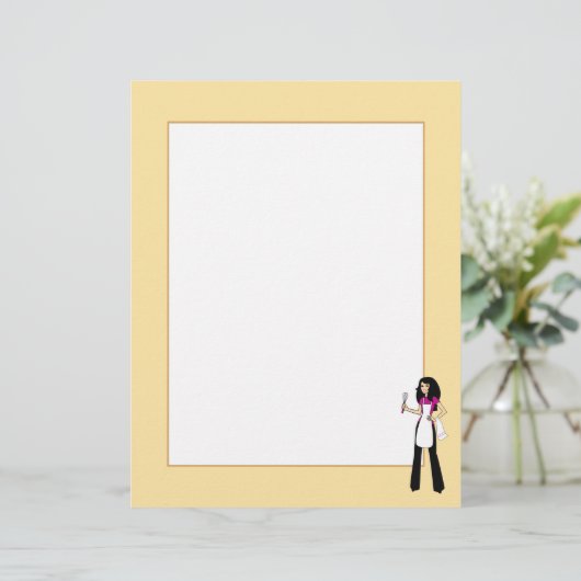 Page de recette avec bordure (Debout devant)