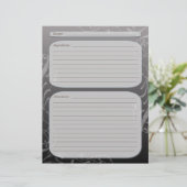 Page de recette de fade gris foncé classe tourbill (Debout devant)