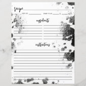 Page de recette de la Fête des mariées de la vache (Dos)