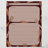 Page de recette des ustensiles de cuisine Brown (Devant)