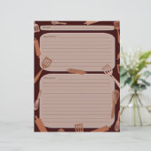 Page de recette des ustensiles de cuisine Brown (Debout devant)