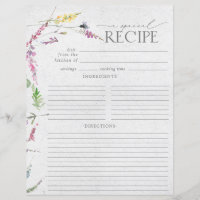 Page de recette Fête des mariées fleur sauvage aqu