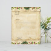 Page de recette Livre de Noël de famille Recette (Debout devant)