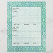 Page de recette Livre de recettes du patrimoine fa (Dos)