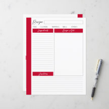 Page de recette Pyracantha Berry Red