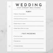 Page de reliure de papeterie de mariage à cérémoni (Devant)