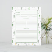 Page de reliure de recette botanique de pharmacien (Debout devant)