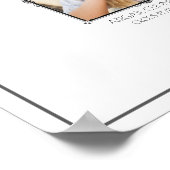 Page de scrapbook ou affiche avec photo et autogra (Coin)