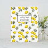 Page de séparation de recette | Insert de classeur (Debout devant)