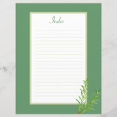 Page de séparation de recette - Insert pour classe (Dos)