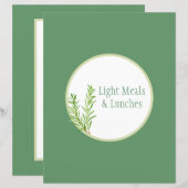 Page de séparation de recette - Insert pour classe (Devant / Derrière)