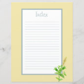 Page de séparation de recette - Insert pour classe (Dos)
