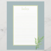Page de séparation de recette - Insert pour classe (Dos)