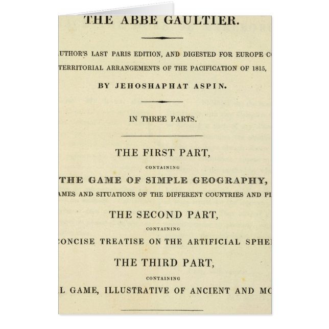 Page de titre Cours complet de géographie (Devant)