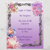 Page de titre des saisons de changement - Papier p (Dos)