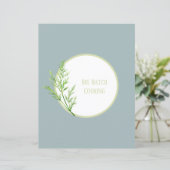 Page Divider Recette - Classeur Herbe Bleue Insére (Debout devant)
