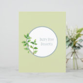 Page Divider Recette - Classeur Herbe Verte Insére (Debout devant)