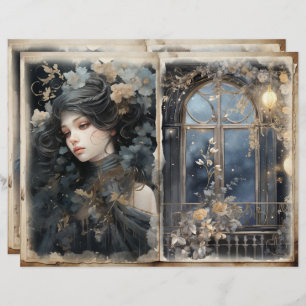 Page du Journal de la Dame de Victoria Balcon bleu