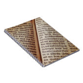 Page du livre biblique écriture texture (Côté Droit)