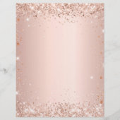 Page du livre de recettes en or de rose vierge ins (Devant)