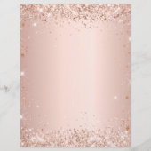 Page du livre de recettes en or de rose vierge ins (Dos)