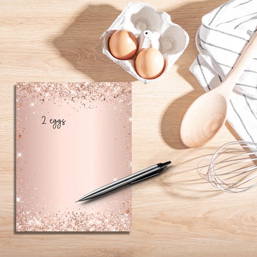 Page du livre de recettes en or de rose vierge ins