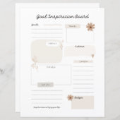 Page du planificateur de la carte Inspiration Obje (Devant / Derrière)