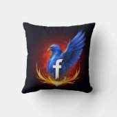 Page Facebook Logo Coussin Cover - Le confort renc (Verso)